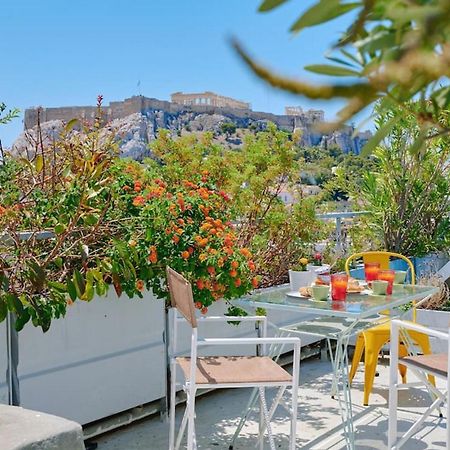 360 View In Roof Top Appartment With Patio Athens Exterior photo